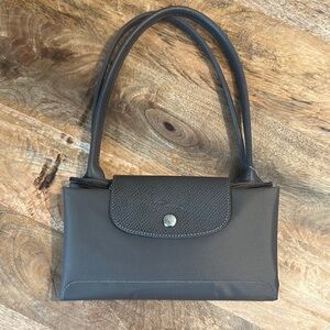 NWOT Medium Le Pliage Longchamp Earth Brown Medium Tote Bag